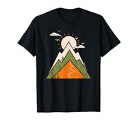 Trek Across the Wild Valleys Under a Brilliant Retro Sun T-Shirt