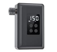 Trek Air Rush Electric Pump,150 Psi High Pressure Fast/Intelligent Inflation,Automatic Stop When Full,Three Lighting Modes,Smart Sensor Chip,for Road Bike,Mountain Bike,Swimming Ring (Black)