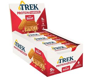 Trek Biscoff Protein Flapjack Bar Pack of 16 x 50g