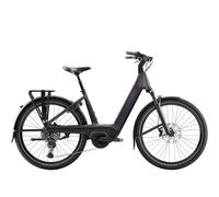 TREK Charter+ 5 R10 800Wh Lowstep Electric Hybrid Bike in Covellite Blue Small 800