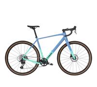 TREK Checkpoint ALR 5 Gravel Bike in Fjord Blue and Miami Green L