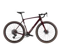 TREK Checkpoint SL 7 AXS Gen 3 Gravel Bike in Dark Red and Carbon Red Smoke Splatter M