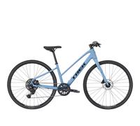 TREK FX 2 Midstep Gen 4 Hybrid Bike in Fjord Blue XL