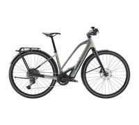 TREK FX+ 7 Midstep 360Wh Electric Hybrid Bike in Lichen Green XL
