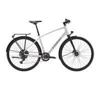 TREK FX Sport AL Equipped Hybrid Bike in Buff Beige and Era White Splatter XL