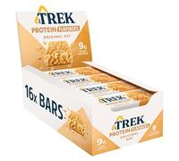 Trek High Protein Flapjack Original Oat - Gluten Free, Plant-Based Protein - 50 g x 16