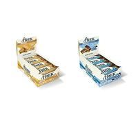 TREK High Protein Flapjack Original Oat - Gluten Free - Plant Based - Vegan Snack - 50g x 16 bars & High Protein Flapjack Cocoa Coconut - Gluten Free - Plant Based - Vegan Snack - 50g x 16 bars