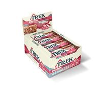 TREK High Protein Low Sugar Nut Bar Coconut & Raspberry, 40 g - Gluten Free Bars - Healthy Snack Bars - Vegan Bars - Best Healthy Snack (Pack of 16)