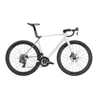 TREK Madone SL 6 AXS Gen 8 Road Bike in Gloss Crystal White and Matte Deep Smoke Ml