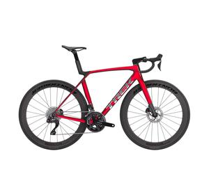 TREK Madone SL 6 Gen 8 Road Bike in Gloss Fury Red and Matte Deep Smoke M