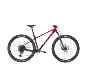 TREK Marlin 7 Gen 3 Hardtail Mountain Bike in Fury Red and Lithium Grey Fade Ml