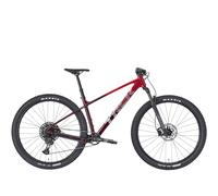TREK Marlin 7 Gen 3 Hardtail Mountain Bike in Fury Red and Lithium Grey Fade XS