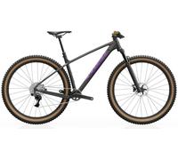 TREK Marlin 7 Gen 3 Hardtail Mountain Bike in Matte Dark Web and Clear Gloss Splatter M