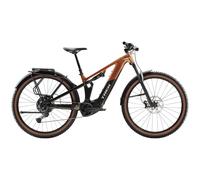 TREK Powerfly FS+ 4 Equipped Gen 4 600Wh Full Suspension Electric Mountain Bike in Pennyflake and Black Olive XL