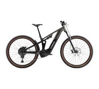 TREK Powerfly FS+ 4 Gen 5 600Wh Full Suspension Electric Mountain Bike in Mercury and Dark Web XL