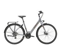 Trek Verve 1 Lowstep Equipped Hybrid Bike 2023 Galactic Grey