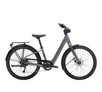 TREK Verve+ 1 Lowstep LT 250Wh Electric Hybrid Bike in Galactic Grey S