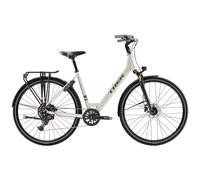 TREK Verve Lowstep Equipped Hybrid Bike in Lunar Silver L