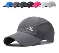 Trekair Sport Cap - Stead Hat, Trekair Adjustable Breathable Mesh Breathable Hat for Men Women, Quick-Drying Fabric (UK, Alpha, One Size, Dark Gray)