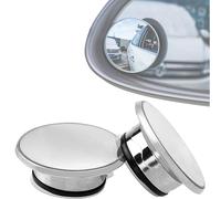 Treki 2Pcs Car Blind Spot Mirrors, Automotive Side Mirror Blind Spot 360° Rotate Round Adjustable Convex Blindspot Rear View Mirror with Vacuum Suction Cup for Car,Van,Trucks,RVs,SUV,Motorcycles