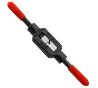 Treki Adjustable Tap Wrench Handle, M1-M8 Tap Handle Reamer Wrench with PVC Sleeve Reamer Hand Tapping Tool for Screws Taps Repairs (1/16"-1/4")