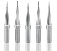 Treki Soldering Iron Tips, 5pcs Soldering Tips Fine Solder Tips Replacement Soldering Iron Head (ETS 0.4mm) for Weller WESD51 WES51 PES51