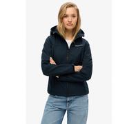 Trekker Logo Hooded Jacket Navy Blue