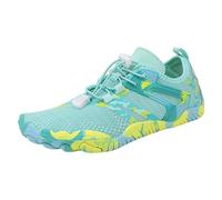 Trekking Boots Mens Waterproof Hiking Shoes Slip On Lightweight Comfortable Low Top Walking Sneakers Arch Support Air Cushion Workout Shoe Indoor Outdoor Running Footwear Trendy Sky Blue