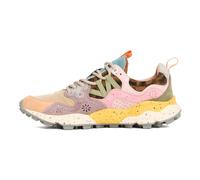 Women's Yamano 3 Light Mustard Grey Cipria Suede & Nylon Trainers - Mus / 36