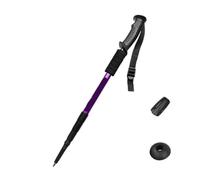 Trekking Pole 1pc Aluminium Alloy Teleskopic Stick Hiking Trekking Pole Walking Stick Light Walking Cane(PURPLE)
