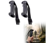 Trekking Pole Handle Replacement Ergonomic Design for Men Women Seniors Outdoor Gear Accessory Collapsible Telescopic Pole Compatible Self Defence Cane Option, Gifts for Hikers