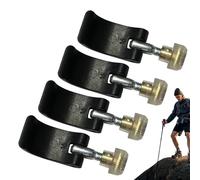 Trekking Pole Lock Replacement - Pole Handle Clamp, Hiking Stick Lock | Trekking Pole Repair Fastener with Nuts and Screws for Mountain Climbing Hiking Camping Backpacking Trips Gear Repair