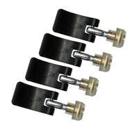 Trekking Pole Lock Replacement - Trikking Poles Clamp | Quick Lock, 4-Pack External Handle Nuts (1 Set) | Compatible with Newcastle Trekking Poles for Hiking Camping Mountaineering