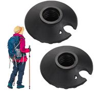 Trekking Pole Mud Baskets Anti-Slip Universal Lightweight Pair | Hiking Poles Protector Accessory Hiking Trekking Backpacking Camping Walking Mountaineering Trail Running Outdoor