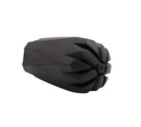 Trekking Pole Rubber Tip Serrated Cone Shape Black Replacement Foot | Serrated cone design offers superior grip on loose terrain compared to smooth rubber tips