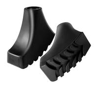 Trekking Pole Rubber Tips - Rubber 5.5x3.2x2.5cm | Walking Stick End Caps, Hiking Pole Protectors, Crutch Rubbers Feet Replacement, Anti Slip Cane Safety Tips for Outdoor Use | Outdoor Walking
