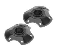 Trekking Pole Snow Basket Tips, Tpr Replacement Parts | Removable Mud Basket Design, Secure Footing and Impact Resistant, for Hiking Sticks and Powder Baskets