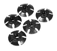 Trekking Pole Snow Baskets, 5Pcs Mud Baskets for Walking Poles, Rubber Hiking Stick Mud Basket Replacement for Ski Poles and Hiking Accessories