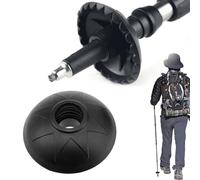 Trekking Pole Tips - 2.17 Inches Round Snow Ski Mud Basket, Walking Stick Caps, Trekking Pole Accessories, Spare Parts For Asphalt, Gravel, Mountains, Hiking For Outdoor