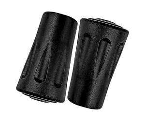 Trekking Pole Tips - 2x Walking Stick End Capes, Non-Slip Protectors | Replaceable Heavy Duty Tips with Metal Washer, Compact Design for Camping, Hiking, T