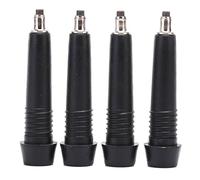 Trekking Pole Tips, 4 Pcs Portable Carbon Tungsten Steel Trekking Pole Replacement Tips Alpenstock Walking Stick Replacement Tips Set for Hiking Walking