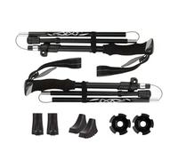 Trekking Poles, 2 Pack Foldable Hiking Poles 115-135cm Adjustable Lightweight Aluminium Walking Sticks for Outdoor Camping and Mountaineering