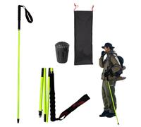 Trekking Poles T800 Carbon Fiber 5 Sections Folding Walking Poles，130cm-1pc
