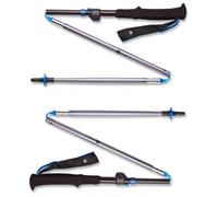 Black Diamond - Trekking/Running poles - Distance Flz Pewter in Aluminium - Size 125 cm - Grey Grey 125 cm