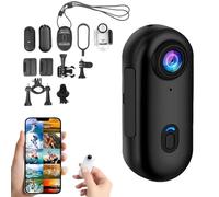 Treklon POV Camera, Treklon 4s Body Camera Waterproof, Wearable Cameras, HD 1080p/4k Rechargeable Mini Body Cam for Sport, Travel, Cycling, Work, Pet Walk, Swim (Black,1080P)