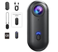 Treklon POV Camera, Treklon POV Camera, the snap cam, 4k Portable Wearable Sports Cameras, Wearable Video Recording, Magnetic Thumb for Cycling, for Work&Travel&Pet Walking (black A,4K)