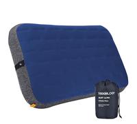 TREKOLOGY Camping Pillow - Large Inflatable (60x38cm) for Home-Like Comfort, Portable & Ergonomic, Easy to Clean, Durable & Leak-Proof, Adjustable Removable Strap for Secure Fit - ALUFT Ultra (Blue)