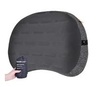 TREKOLOGY Camping Pillow - Premium Inflatable Pillow for Camping, Beach, and Travel - Ultimate Comfort for Adults (Grey)