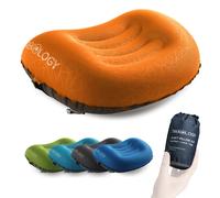 TREKOLOGY Ultralight Inflatable Camping Travel Pillow - Compact Ergonomic