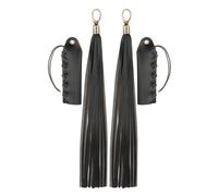 Trekords Front Fork Cover Fit for Harley Indian Scout Bobber Chief Bikes Motorcycle Brake Clutch Lever PU Leather Cover Skull Rivet Fringe(0184-C)